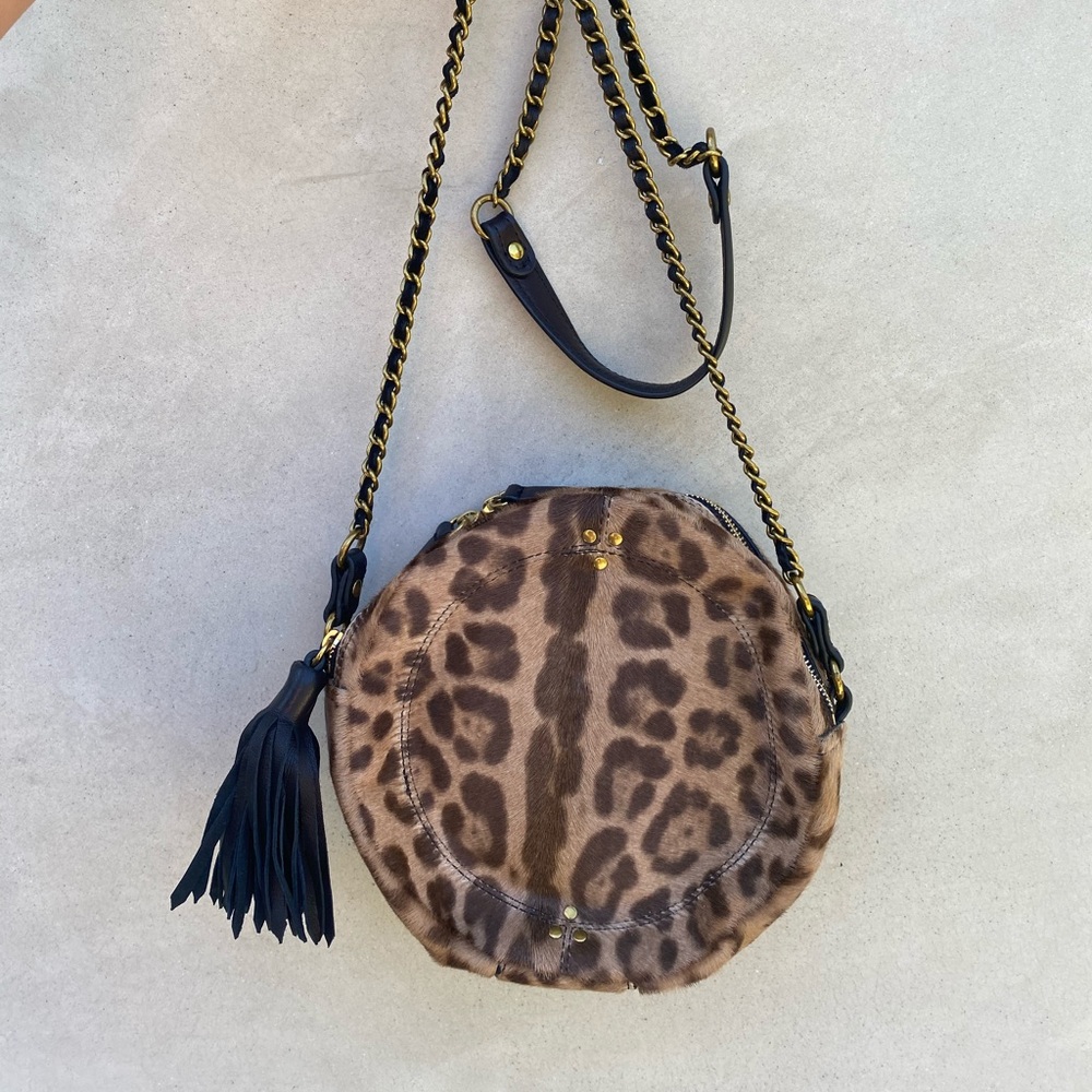 Jerome Dreyfuss Remi bag in leopard pony